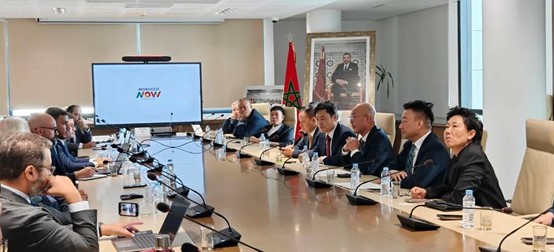 La delegación mantuvo conversaciones con el equipo de la Agencia Marroquí de Desarrollo de Inversiones y Exportaciones.