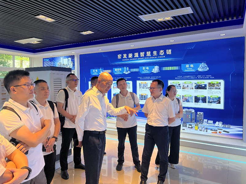 El equipo de Fudar visita la sala de exposiciones de la sede central de Hongfa. El equipo de Fudar visita la sala de exposiciones de la sede central de Hongfa.
